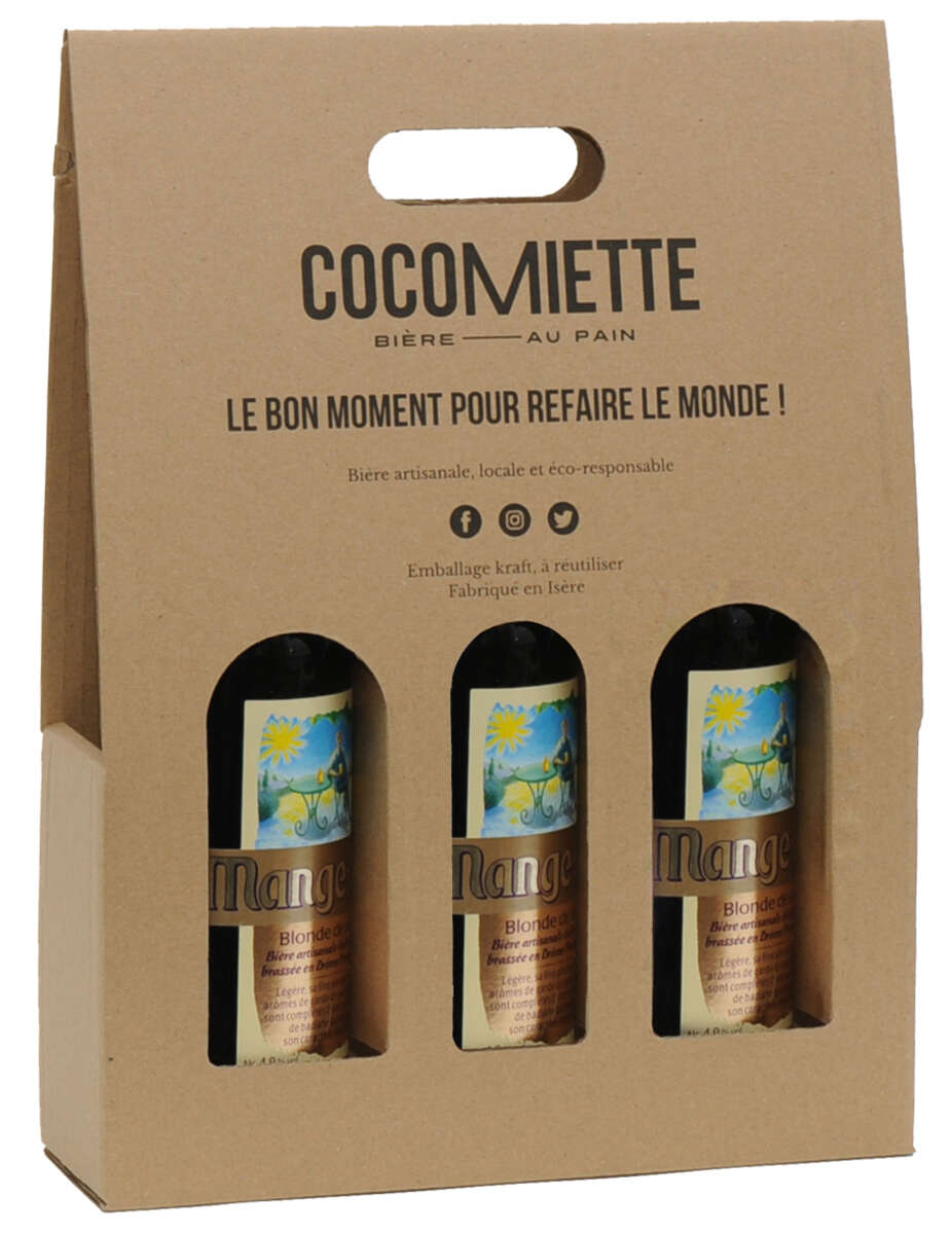 Caja de 3 botellas de cervezas de 33cl