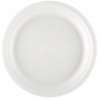 Platos blancos biodegradables : Vajilla para aperitivos