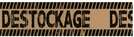 Rollo de banderola "Dstockage" : Accesorios para embalajes