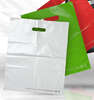 Bolsas de plstico econmicas blancas y verdes : Bolsas