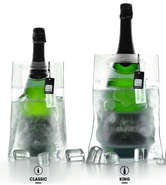 Bolsa de hielo PRO VASK EVASE trasparente : Embalajes para botellas y productos gastronomicos