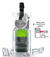 Bolsa de hielo Pro Business + portaetiquetas : Embalajes para botellas y productos gastronomicos