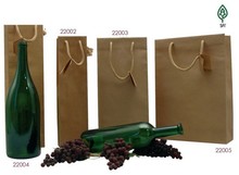 Bolsas de kraft de color marrn natural : Embalajes para botellas y productos gastronomicos