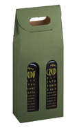 Estuche regalo de cartn para botellas especiales de aceite de oliva DOC : Embalajes para botellas y productos gastronomicos