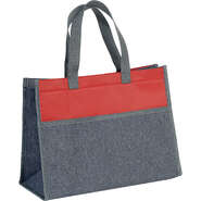 Bolsa isotrmica rectangular gris/roja  : Bolsas