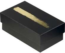 Minicaja negra y dorada con 3 separadores : Cajas