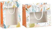 Bolsa de papel con ventana Frescor  : Bolsas