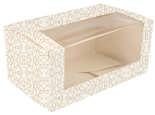 Cajas de dulces blanca con ventana Thepack  : Cajas
