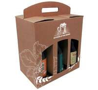Caja para 6 botellas Steine : Embalajes para botellas y productos gastronomicos