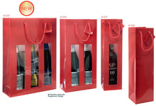 Bolsas de lujo plastificadas brillantes : Embalajes para botellas y productos gastronomicos