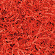 Virutas de papel de kraft rojo : Accesorios para embalajes