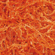 Virutas de papel de kraft naranja : Accesorios para embalajes