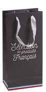Bolsa de cartn &#8220;Seleccin de productos franceses&#8221; 2 botellas : Embalajes para botellas y productos gastronomicos