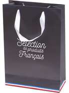 Bolsa de cartn &#8220;Seleccin de productos franceses&#8221; 3 botellas : Embalajes para botellas y productos gastronomicos