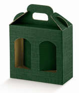 Caja de carton para 2 potes, altura 120 mm : Embalajes para miel, marmelada,  productos gastronomicos