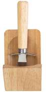 Cuchillo para ostras de madera con soporte. : Nuevas