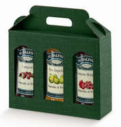 Caja de carton para 3 potes altura 150 mm : Embalajes para miel, marmelada,  productos gastronomicos