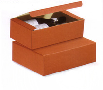 Caja para 2 o 3 botellas naranja : Embalajes para botellas y productos gastronomicos