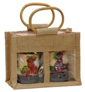Bolsa de yute 2x0,5kg : Embalajes para miel, marmelada,  productos gastronomicos
