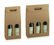 Caja para 2 o 3 botellas de 75cl : Embalajes para botellas y productos gastronomicos