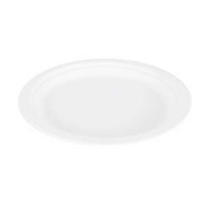 Imagen del producto Platos blancos biodegradables