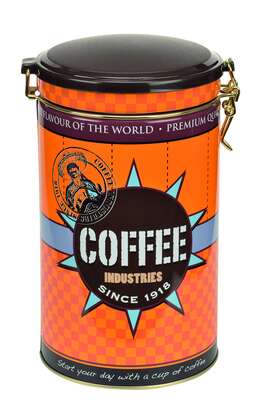 Imagen del producto Caja de metal de café "Coffee Industries"