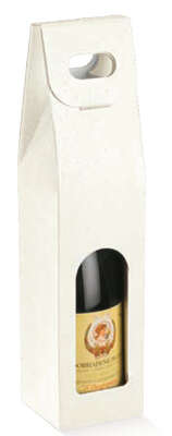 Imagen del producto Estuche de cartón 1 botella ventana + Diseños