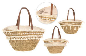 Imagen del producto Lote de 3 bolsos con conchas