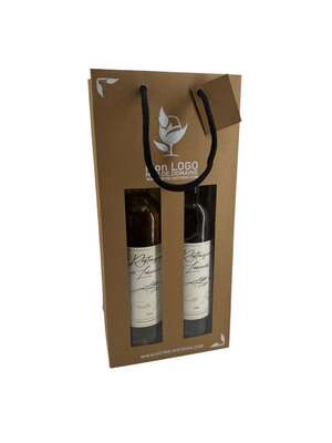 Imagen del producto Bolsas con ventana para 1, 2 y 3 botellas (Personalización posible)