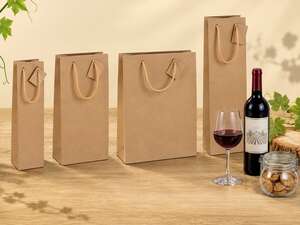 Imagen del producto Bolsas de kraft de color marrón natural (personalización posible)