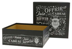 Imagen del producto Caja cuadrada retro negra