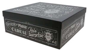 Imagen del producto Caja cuadrada retro negra
