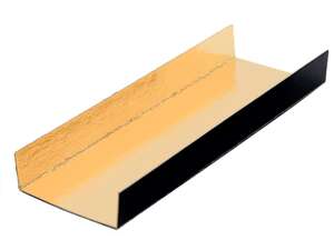 Imagen del producto Fondo plegable dorado y negro 380 g/m²