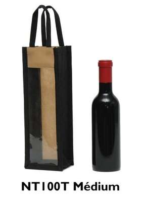 Imagen del producto Bolsa no tejida para botellas de 37,5 a 50 cl