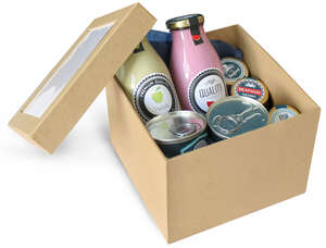Imagen del producto Lote de 2 cajas Pandora con tapa con ventana