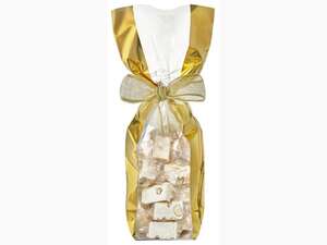 Imagen del producto 100 bolsitas con fondo de cartón y bandas de oro