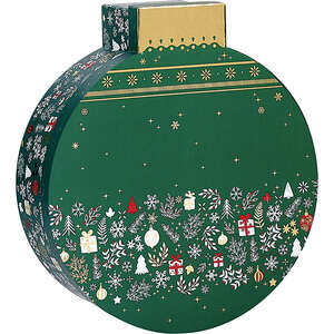 Imagen del producto Caja en forma de bola de árbol de Navidad