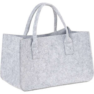 Imagen del producto Bolsa de fieltro rectangular gris claro