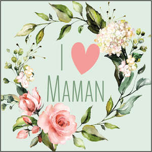 Imagen del producto Etiqueta “Amo a mamá”