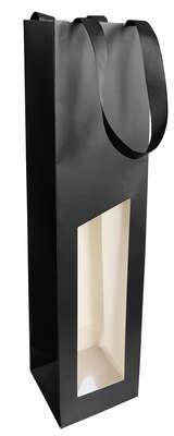 Imagen del producto Bolsa para 1, 2, 3 botellas Seducción color negro 