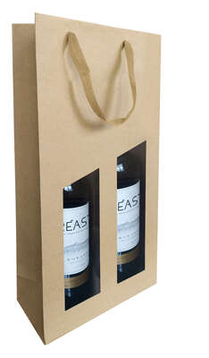 Imagen del producto Bolsa de 1,2,3 botellas Séduction Natural con ventana