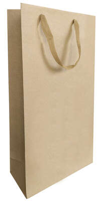 Imagen del producto Bolsa para 1, 2, 3 botellas Seducción color natural sin ventana