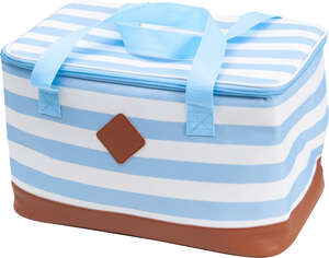 Imagen del producto Bolsa isotérmica 600D con rayas azules