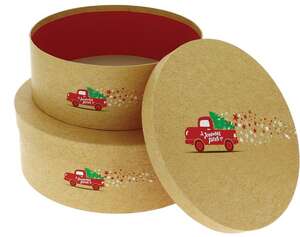Imagen del producto Lote de 2 cajas redondas Classic