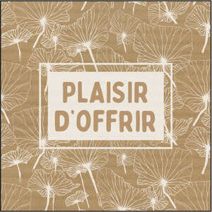 Imagen del producto Etiqueta "Plaisir d'offrir" 