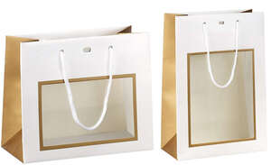 Imagen del producto Bolsas papel kraft con ventana PVC