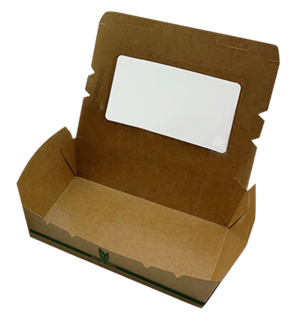 Imagen del producto 50 cajas de kraft con ventana