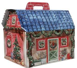 Imagen del producto Caja con forma de caja de Navidad con casa