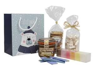 Imagen del producto Bolsa papel kraft con dibujo de oso