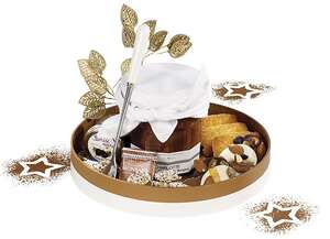 Imagen del producto Cesta de cartón redonda 